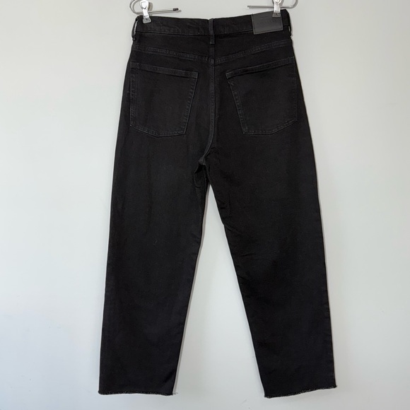 EVERLANE The Way High Jean Organic Cotton Black Size 27 High Rise 90s Minimalist - Picture 6 of 16